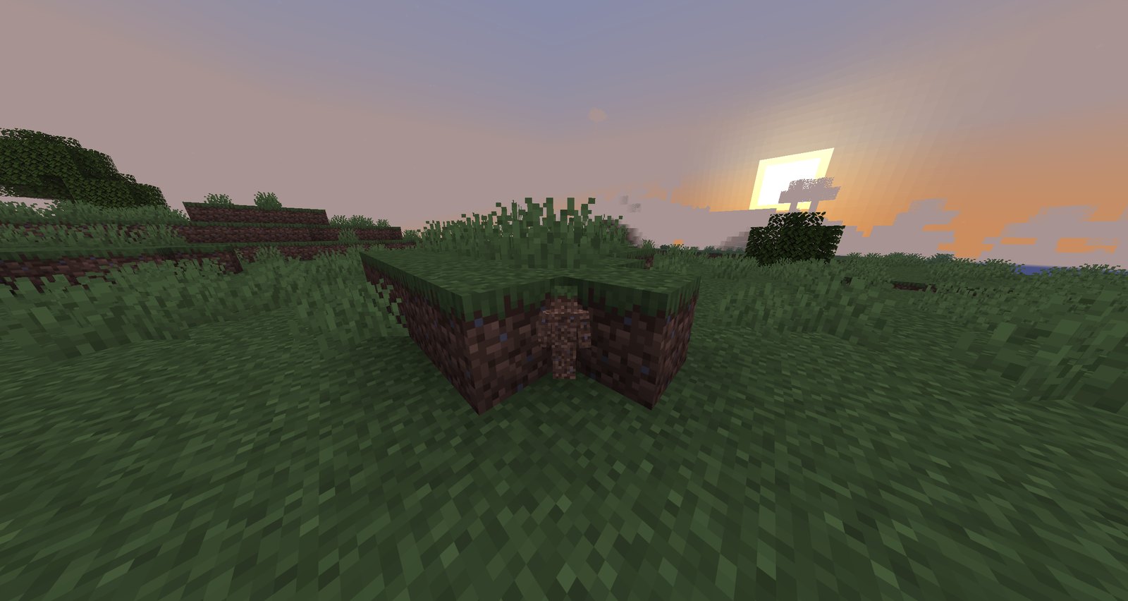 The scene without shaders